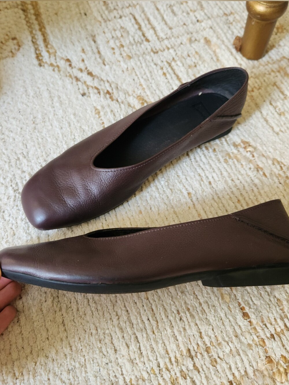 Casi Myra Camper Leather Ballet Flats